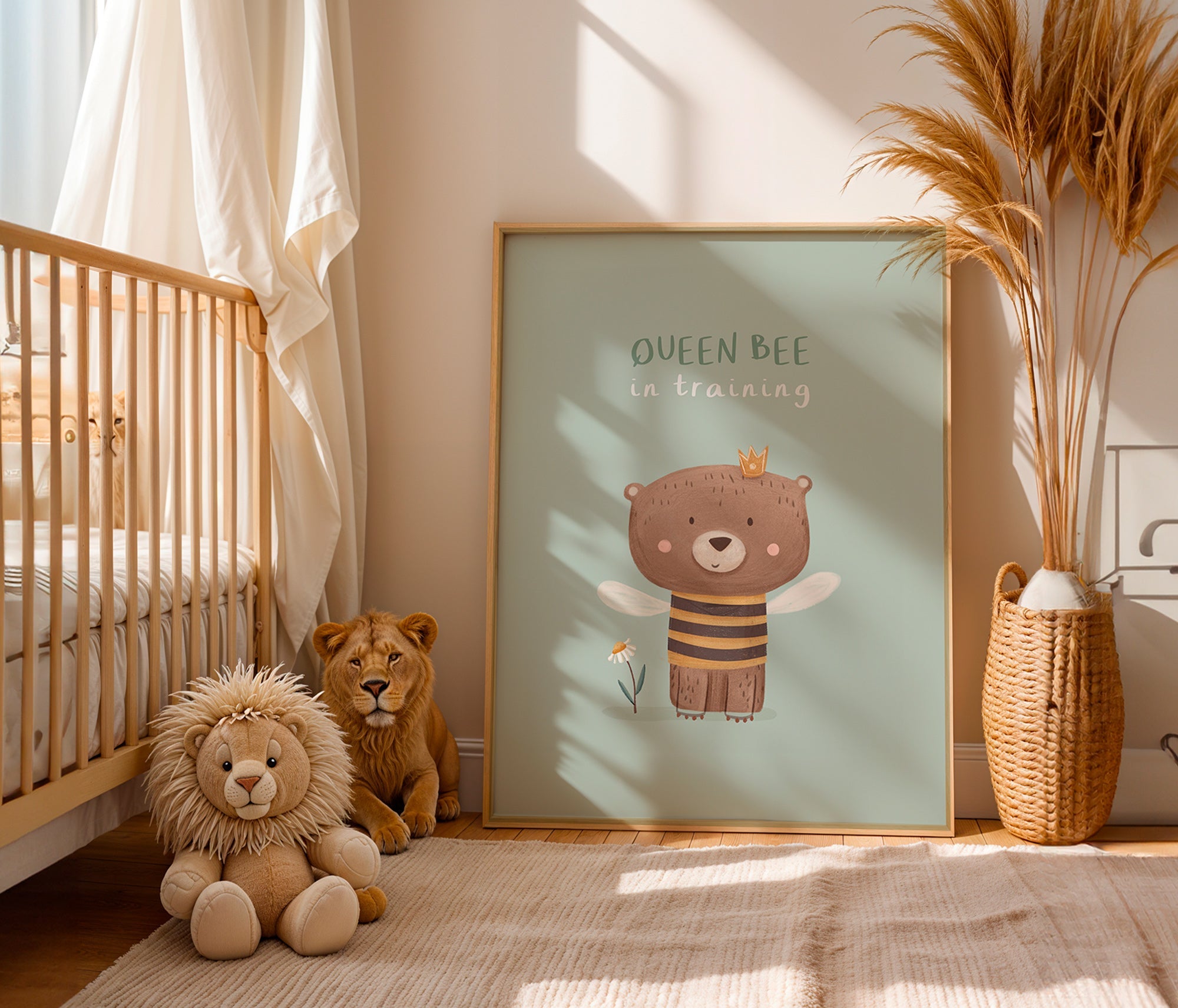 Kinderbild Queen Bee Bär mit Krone