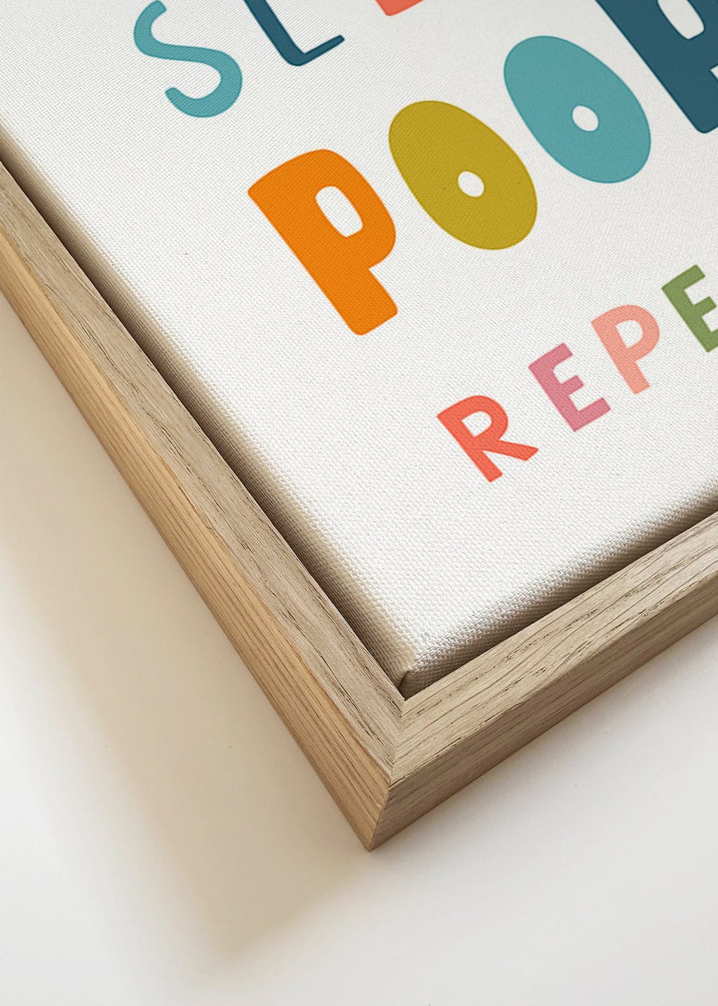 Verspielter typografischer Kinderdruck