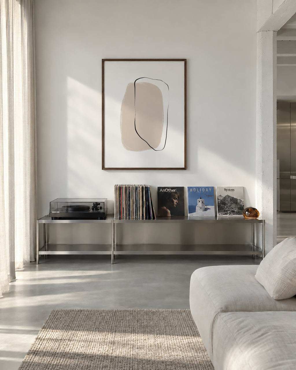 This is Real - Framed poster in an interior
