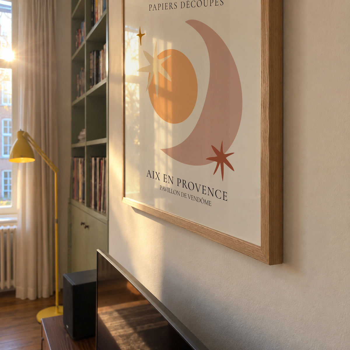 Henri Matisse papiers découpés VIII - Framed poster detail
