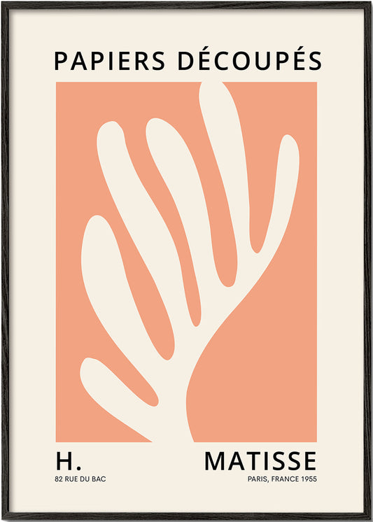 Henri Matisse ORANGE papiers découpés I