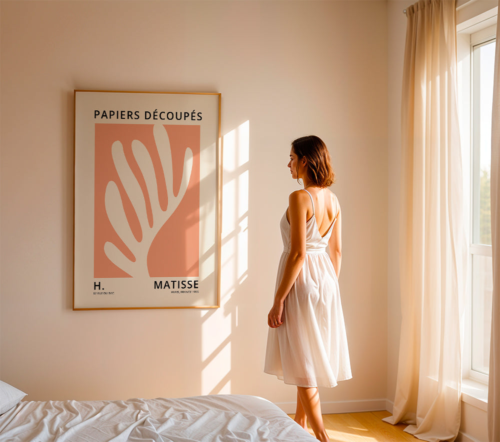 Henri Matisse ORANGE papiers découpés I