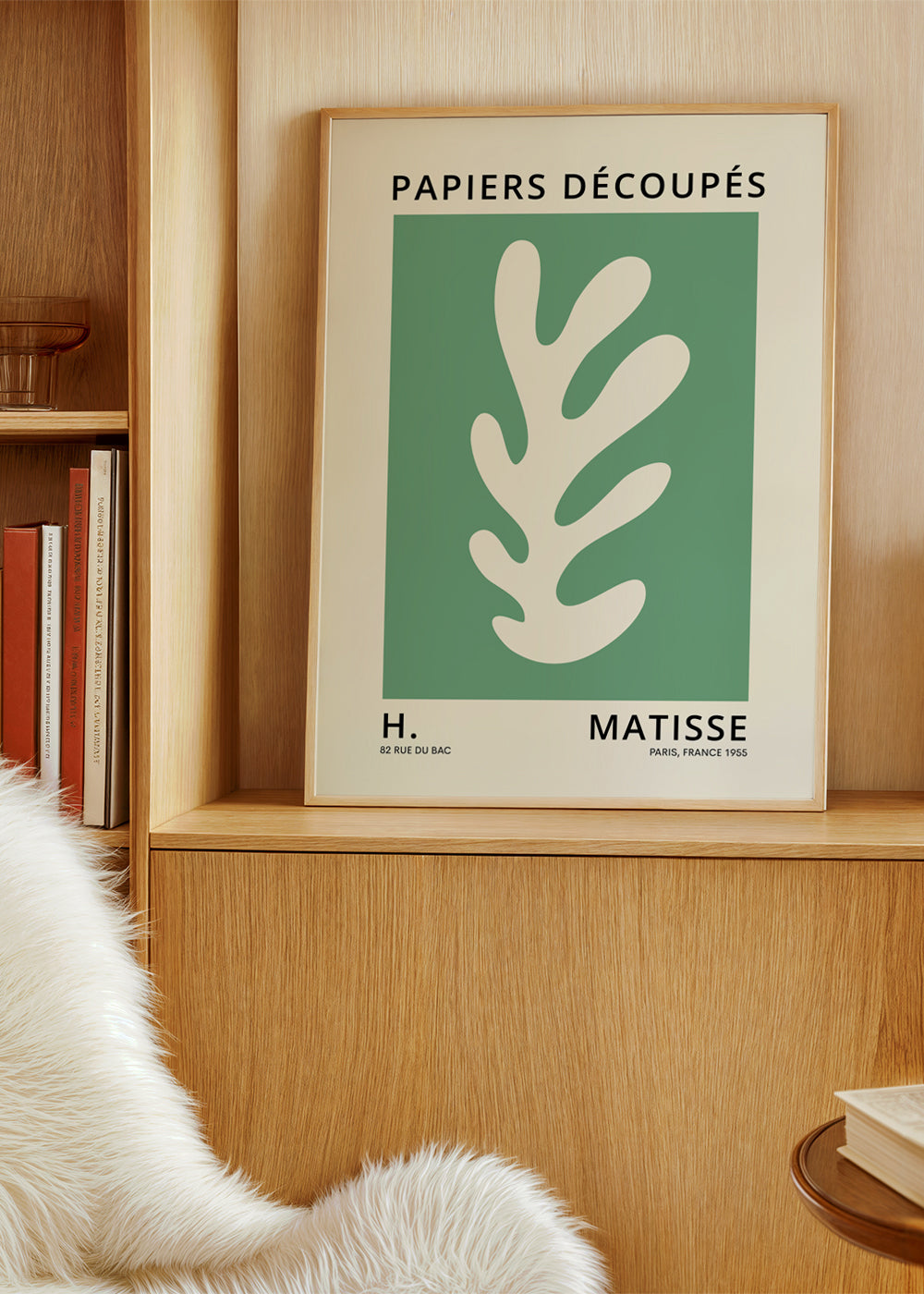 Henri Matisse GREEN papiers découpés I
