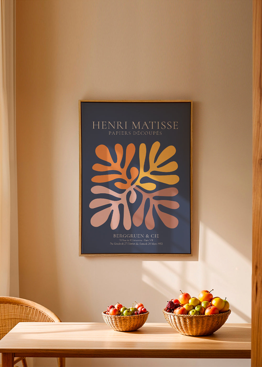 Henri Matisse NAVY papiers découpés I