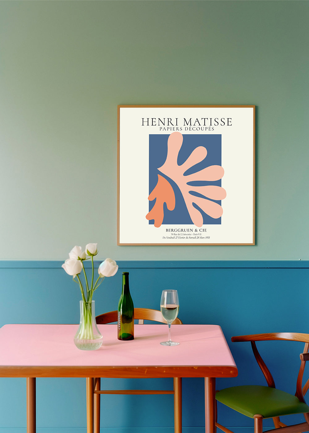Henri Matisse PINK papiers découpés II