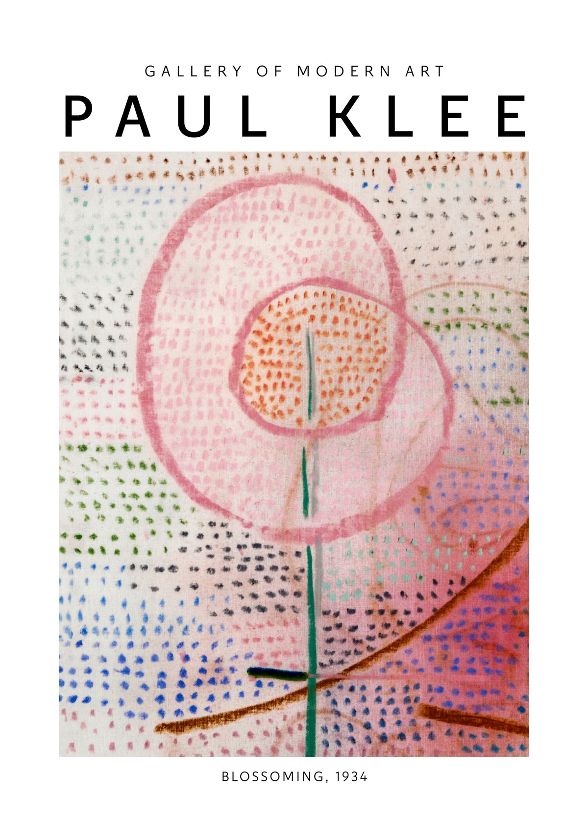 Paul Klee, Blossoming, 1934 - Unframed art print
