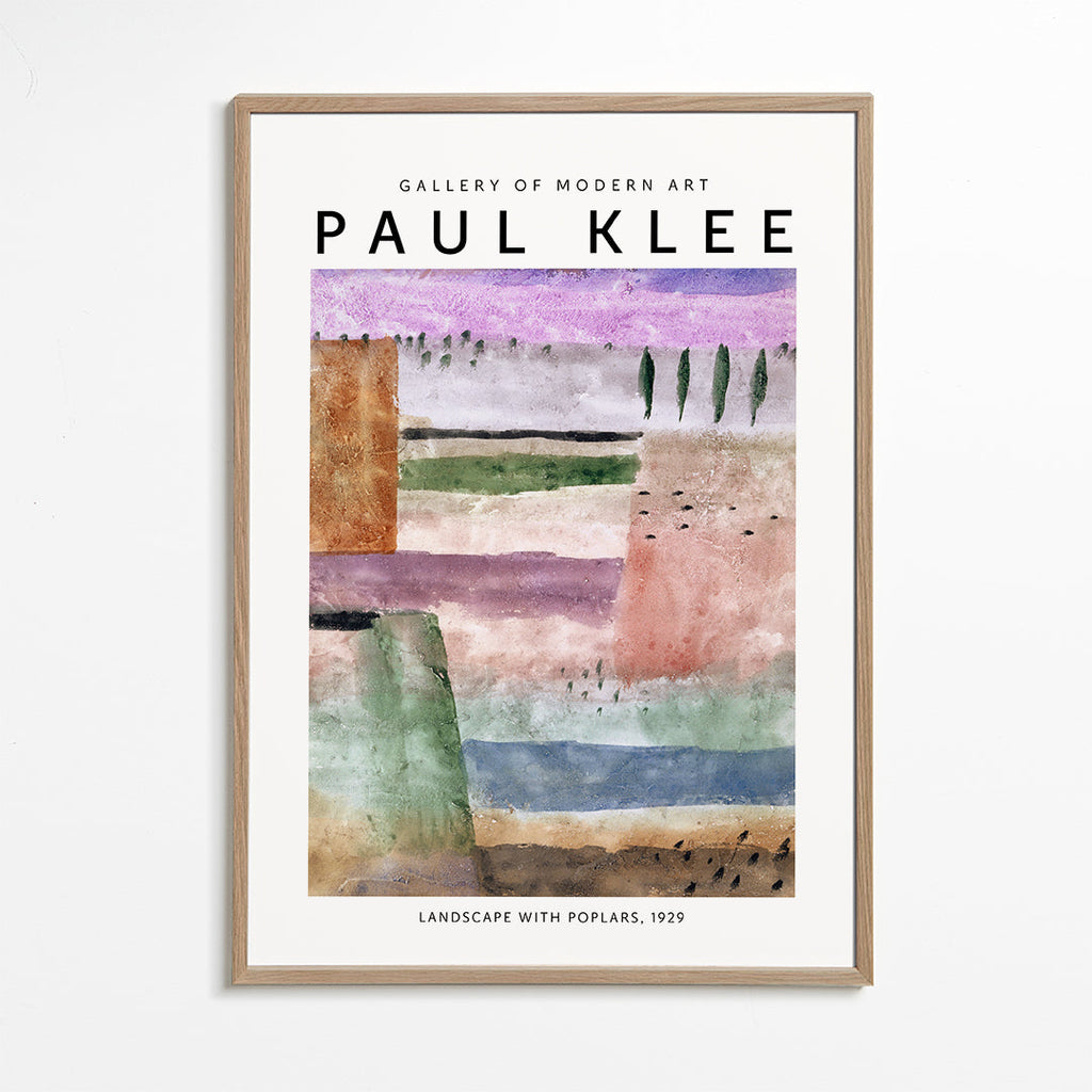 Paul Klee, Landscape with Poplars 1929