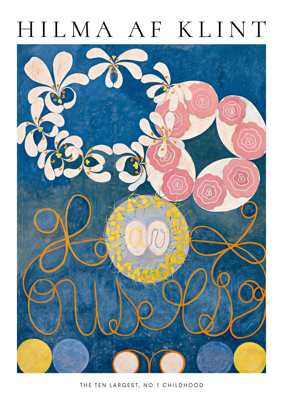 Hilma af Klint The Ten Largest - No 1 Childhood - Unframed art print