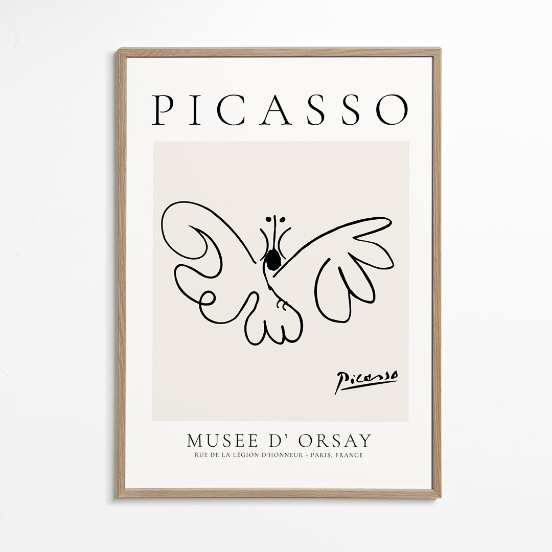 Pablo Picasso Animals Drawing butterfly