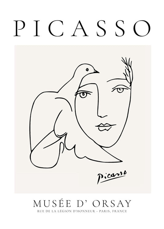 Pablo Picasso Dove Peace Women