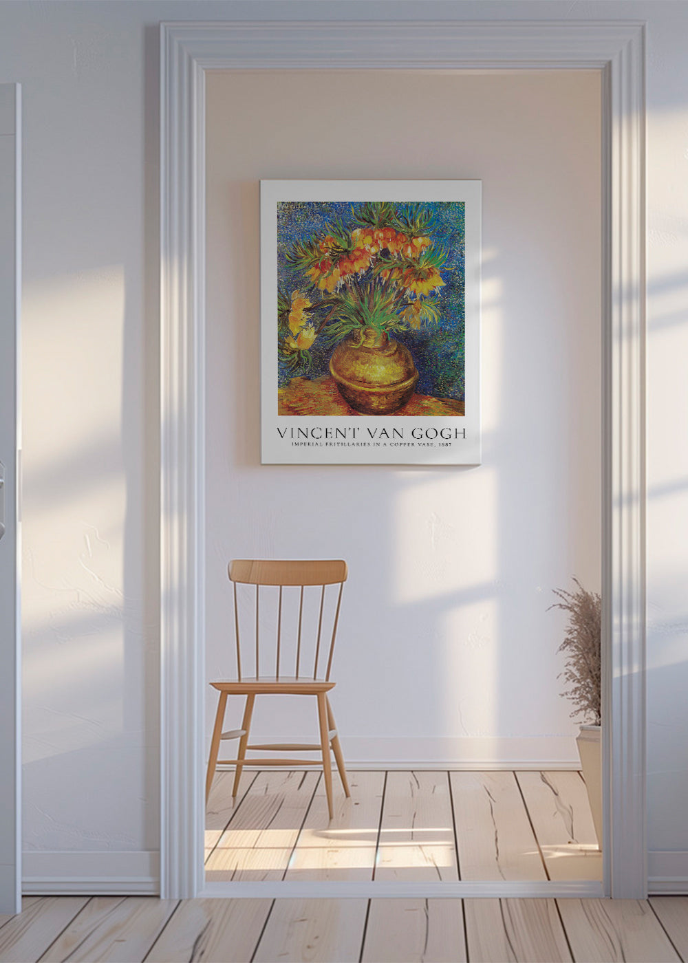 Vincent Van Gogh imperial fritillaries in a copper vase