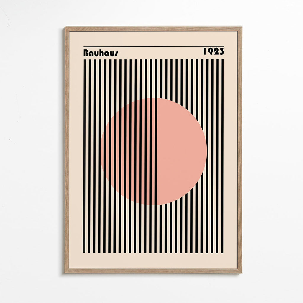 Bauhaus Pink Circle