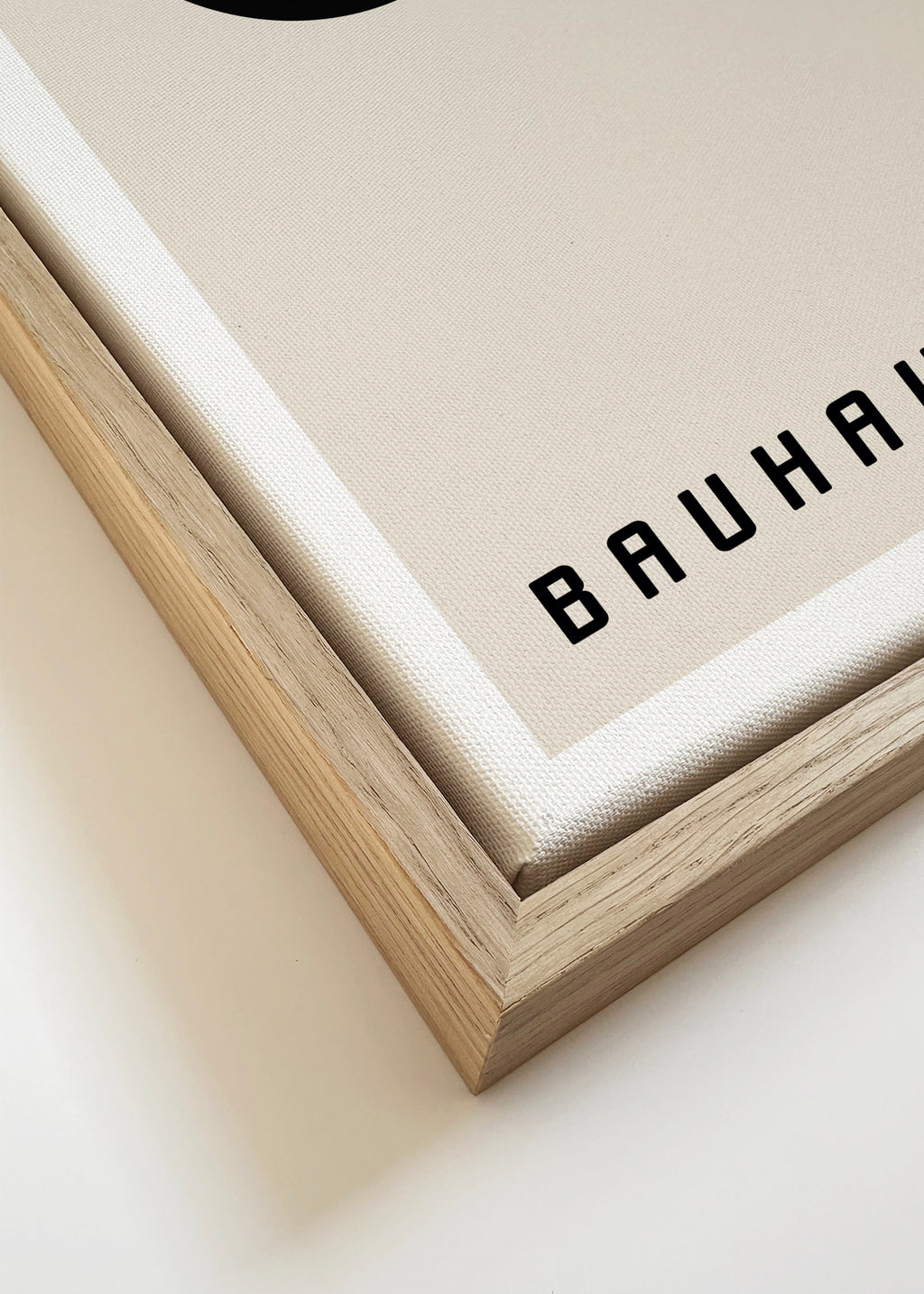 Bauhaus bicycle - Framed canvas detail
