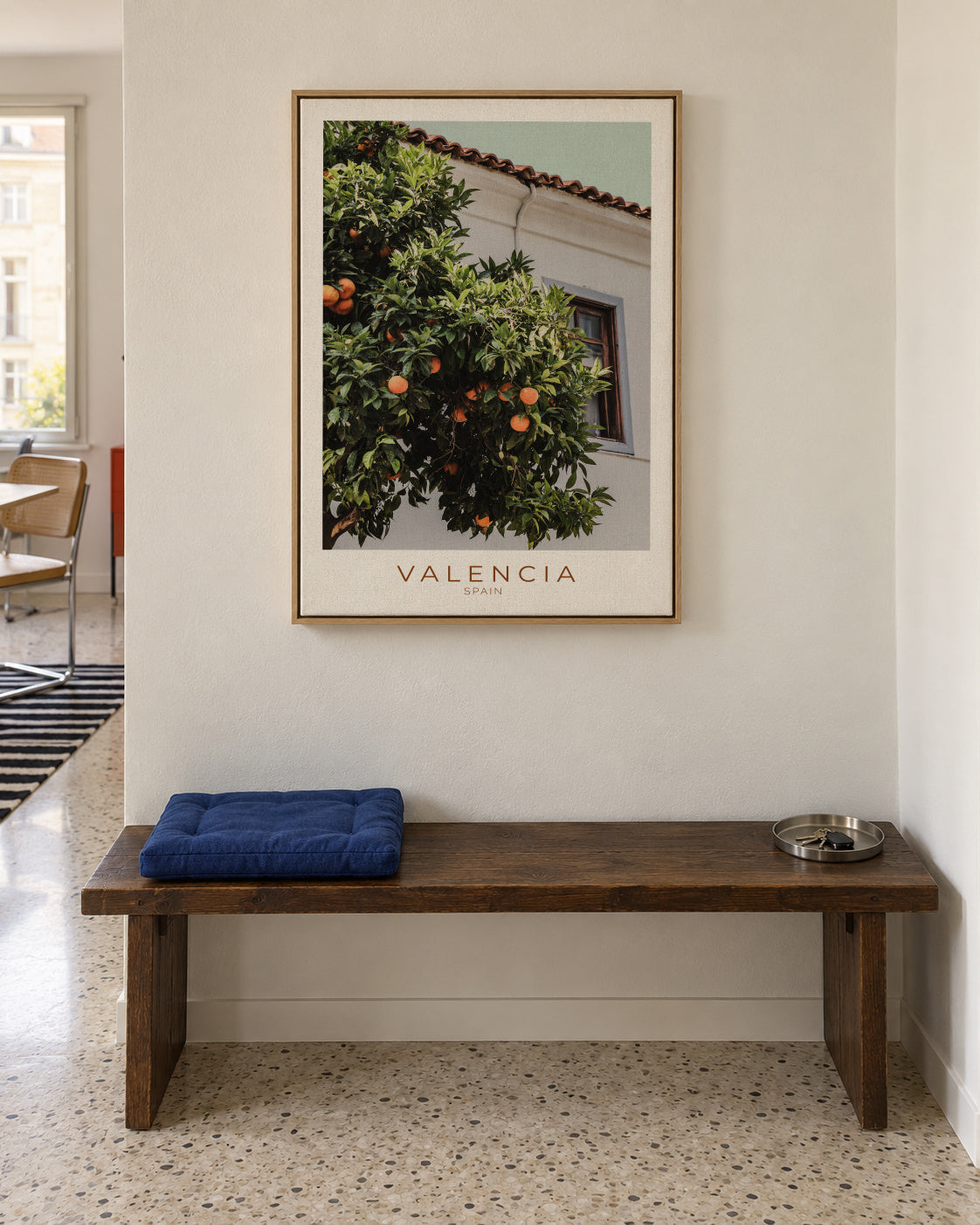 Spain Collection Valencia - Framed canvas in an interior