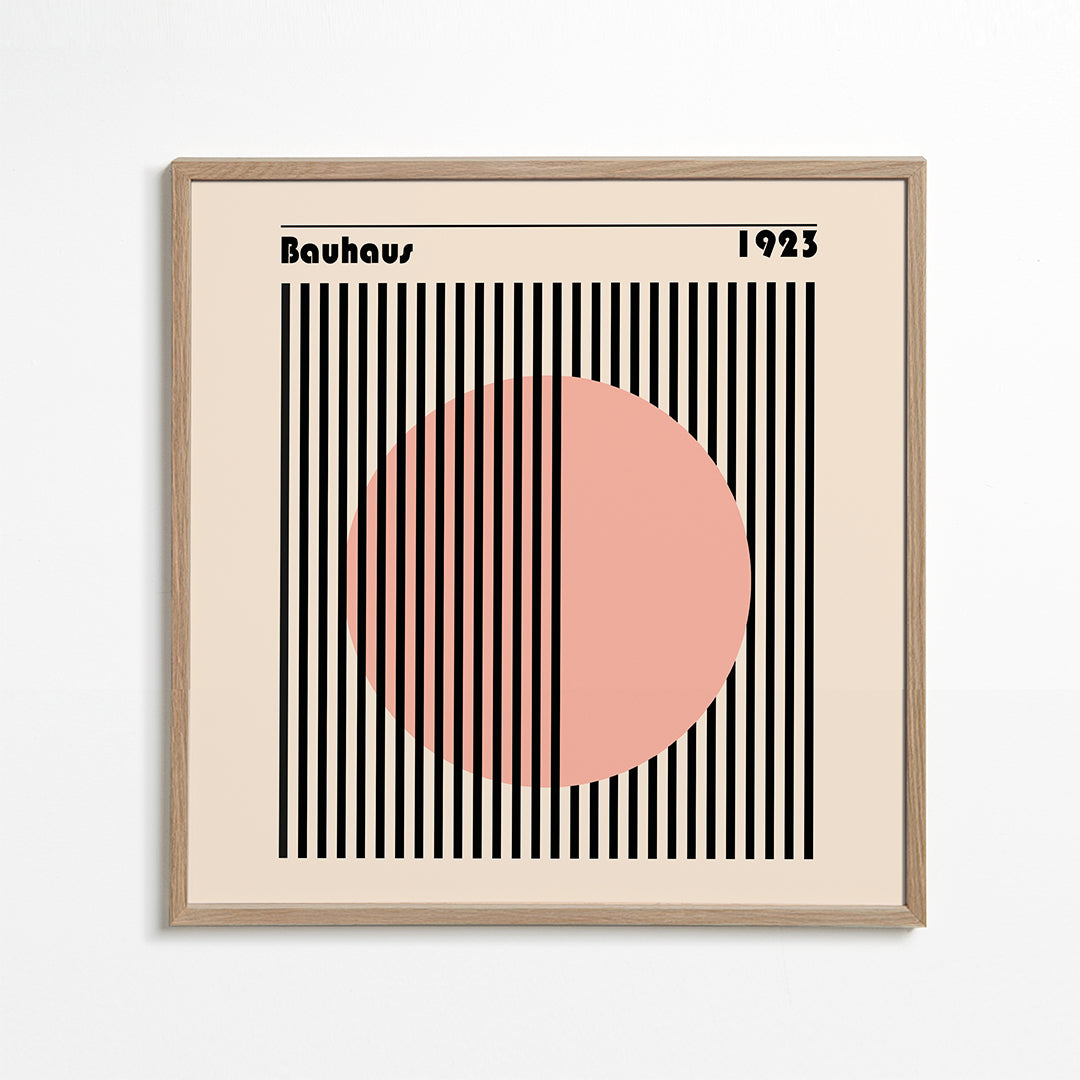 Bauhaus Pink Circle II