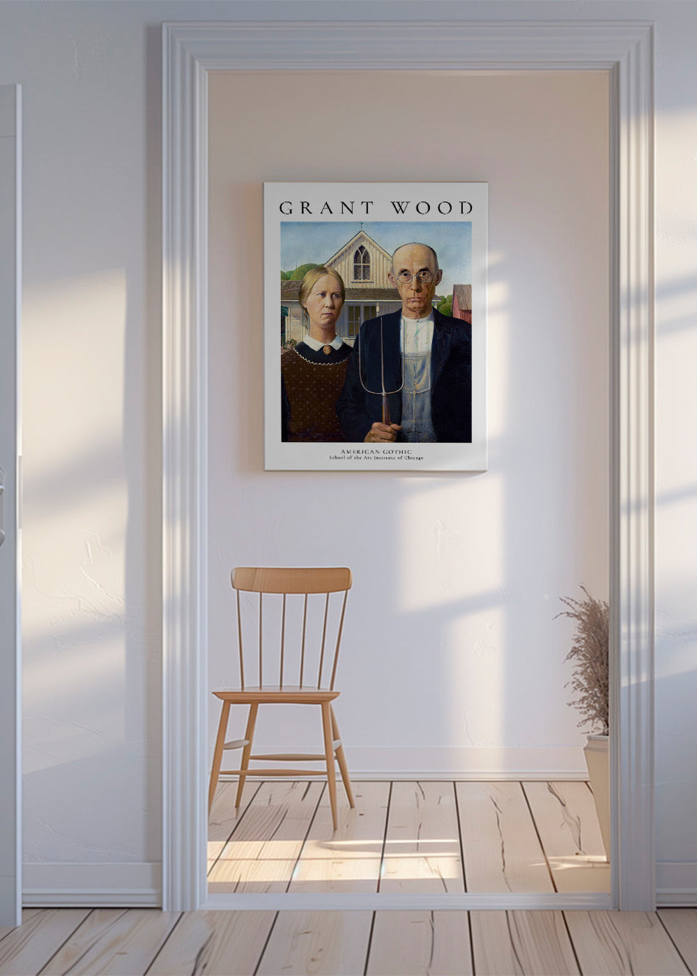 American Gothic by Grant Wood