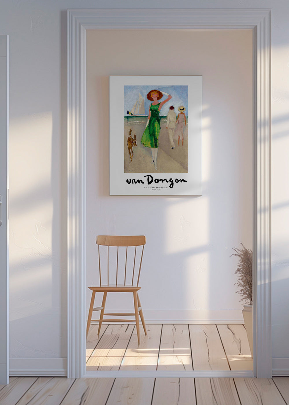 L'elegante au chapeau By van Dongen Kees