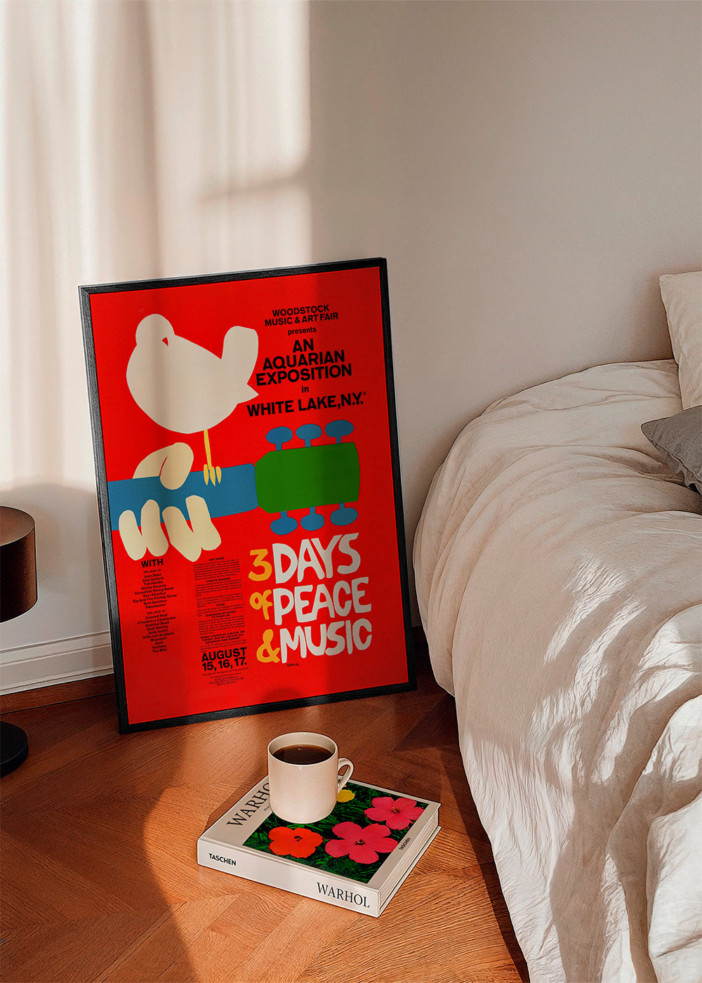 Woodstock 1969 Poster -  3 days of peace & music