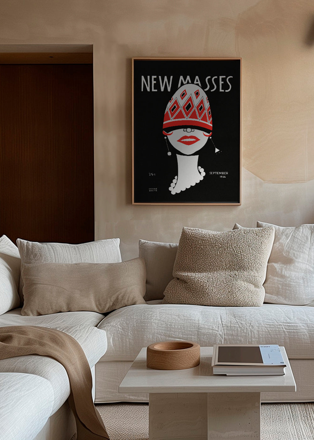 New Masses Vintage poster by Frank Walts