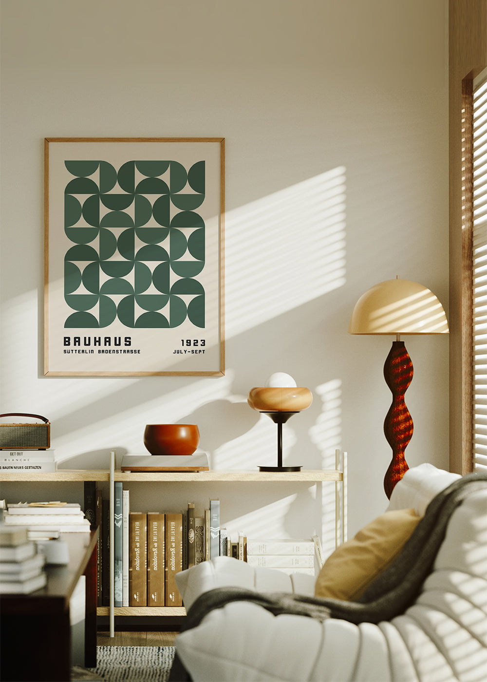 Bauhaus Green Exhibition Poster