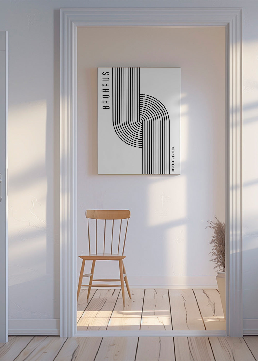 BAUHAUS AUSSTELLUNG Exhibition Poster  1919