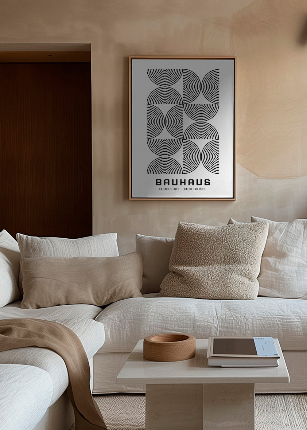 Bauhaus Black and White Exhibition Poster  1923