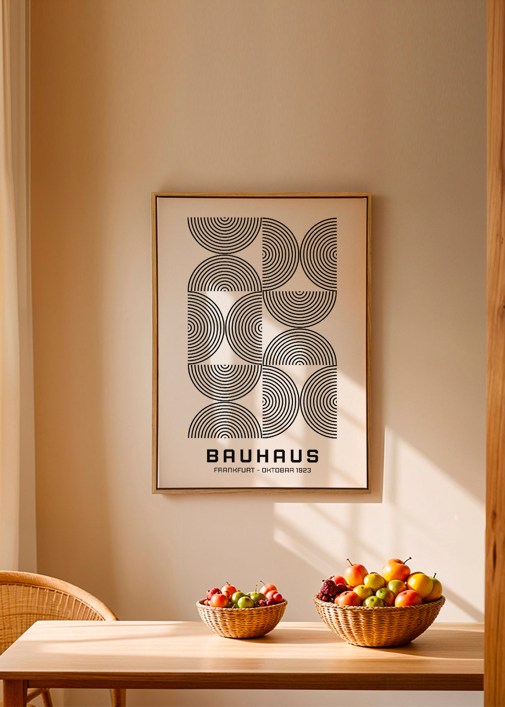 Bauhaus Black and White Exhibition Poster  1923