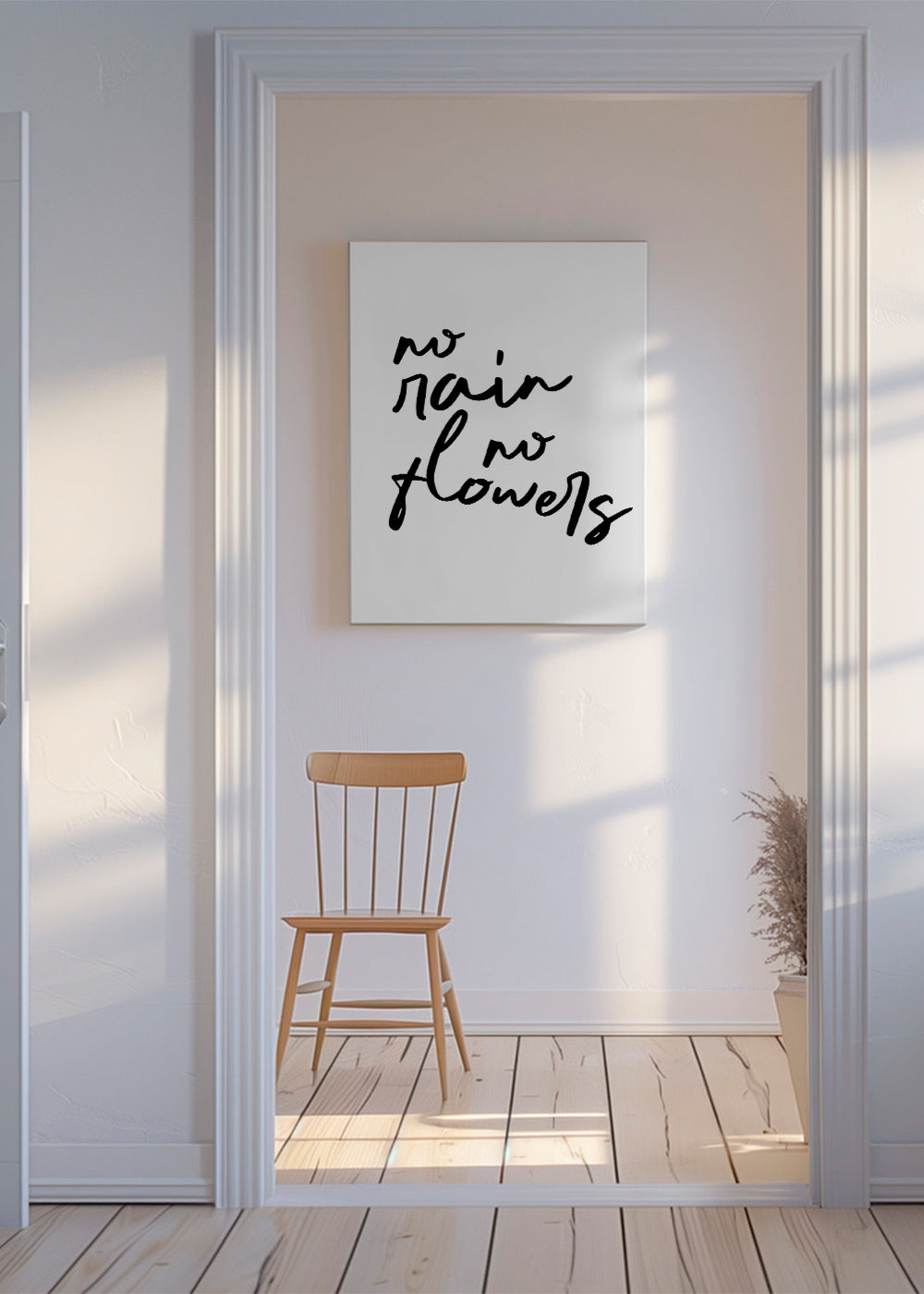 No Rain No Flowers Poster