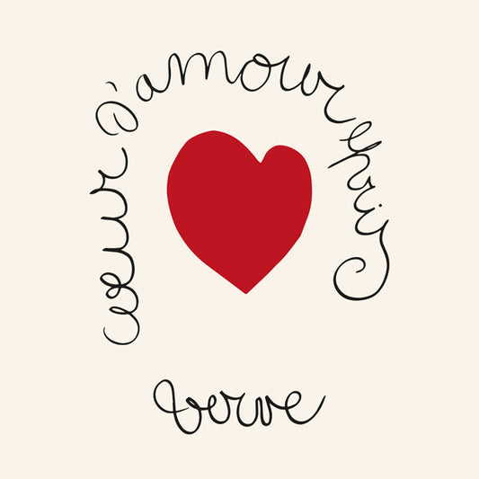 Henri Matisse "Coeur d'Amour Epris - Verve" love print - Square