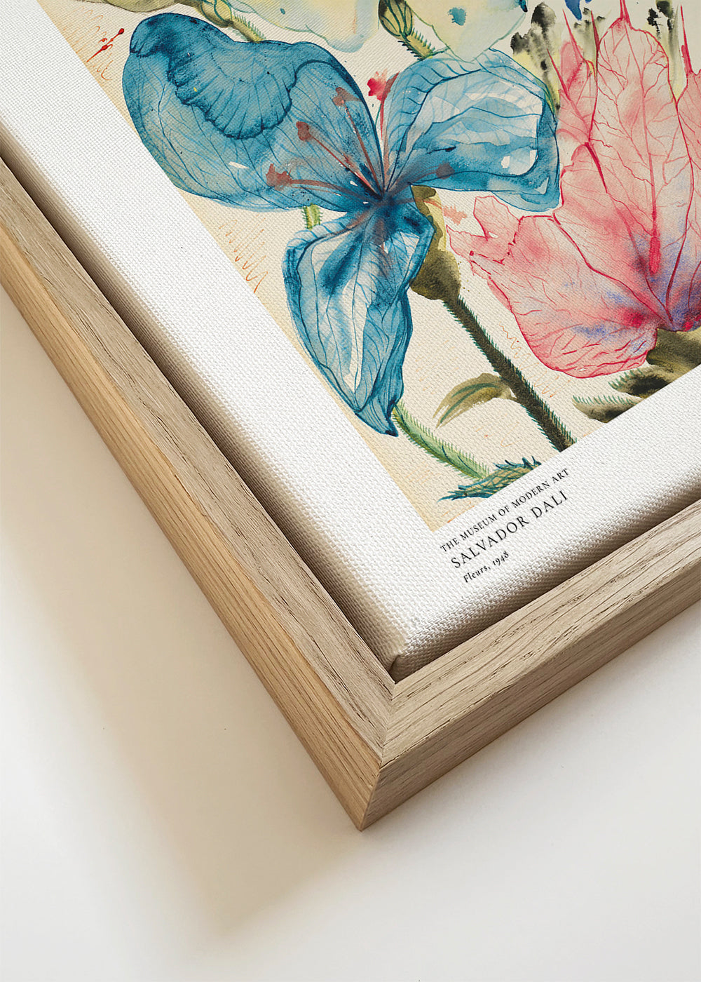 Salvador Dali fleurs I - Square