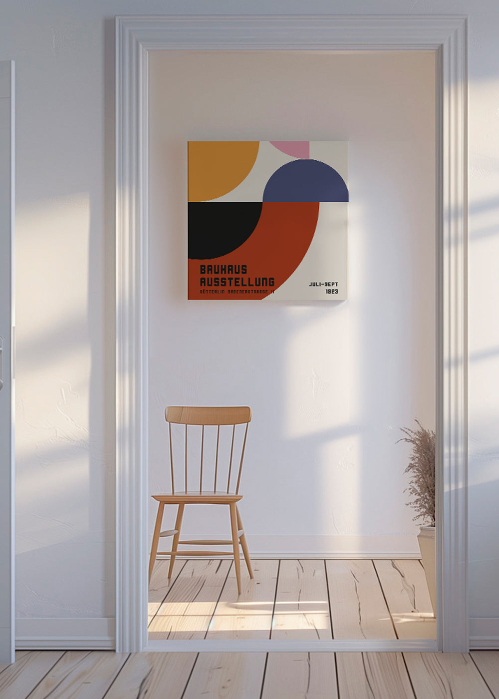 Bauhaus Exhibition Poster  1923 - Square