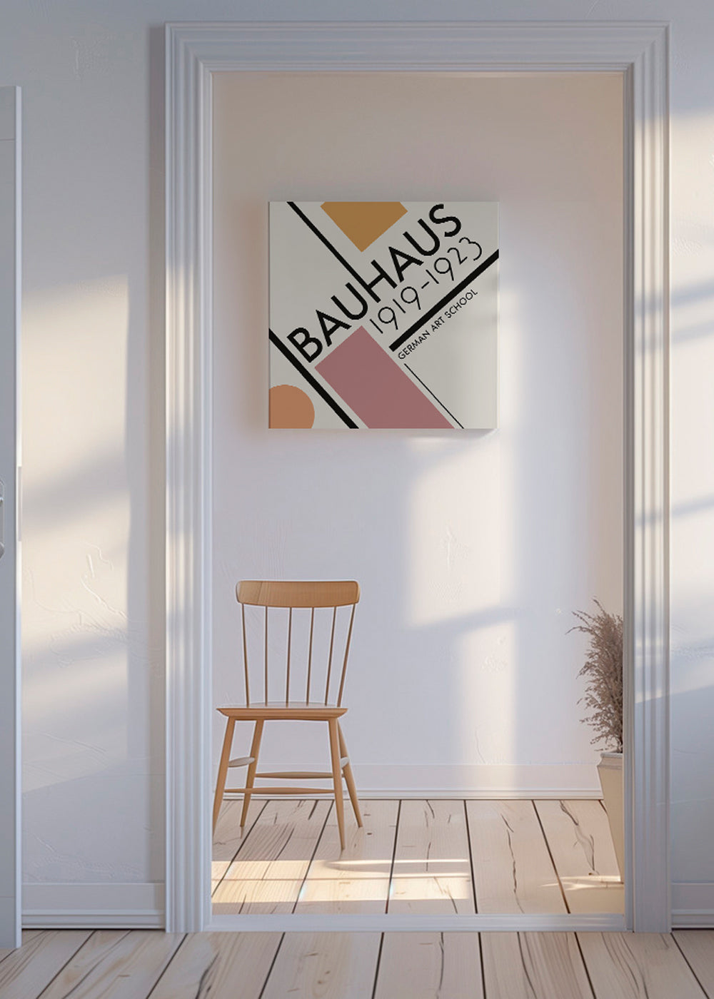 COLORFUL BAUHAUS NO.3 POSTER - Square