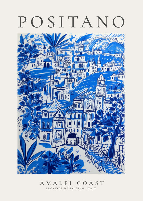 Positano, Amalfi Coast - Unframed art print