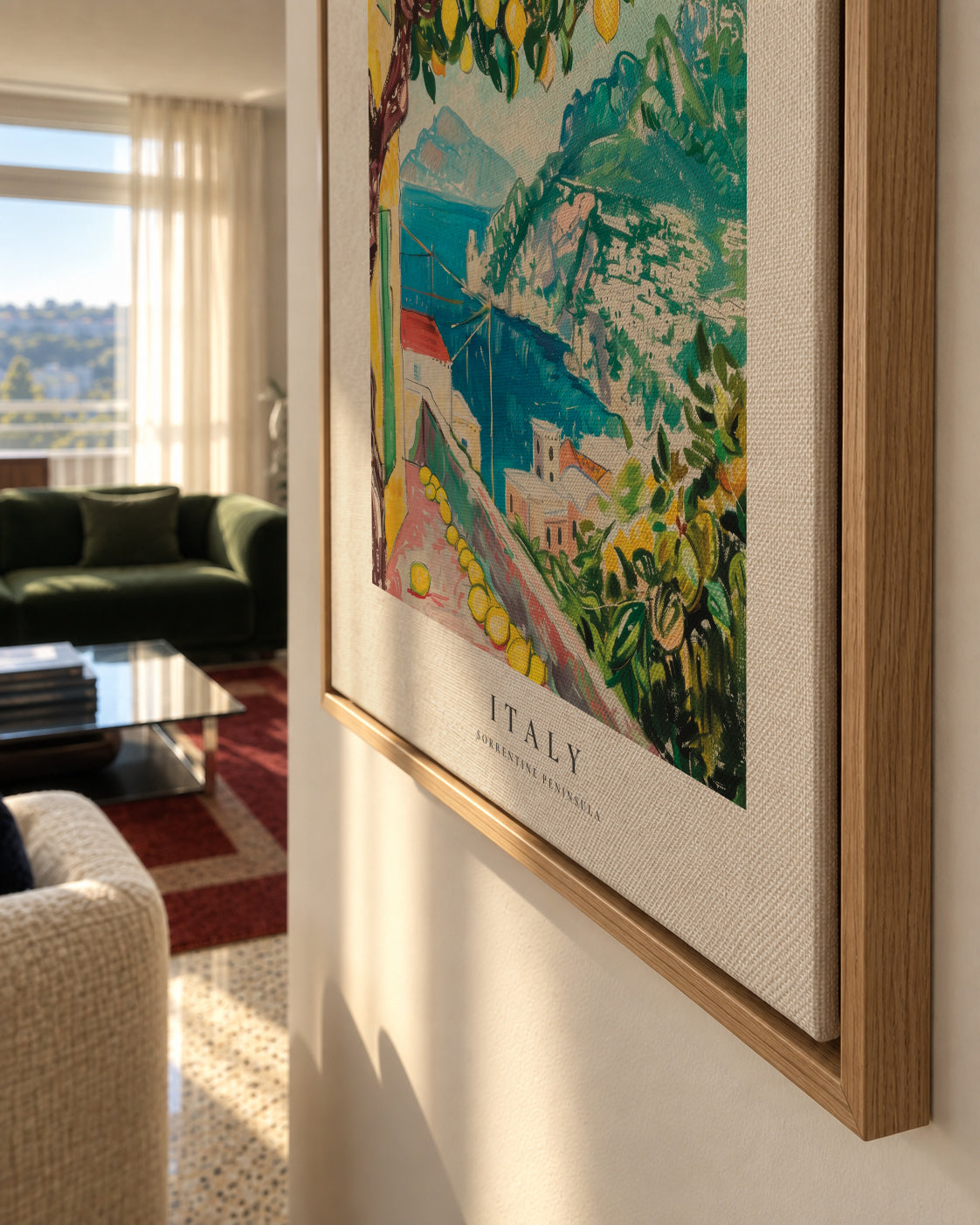 Sorrento, Italy - Framed canvas detail