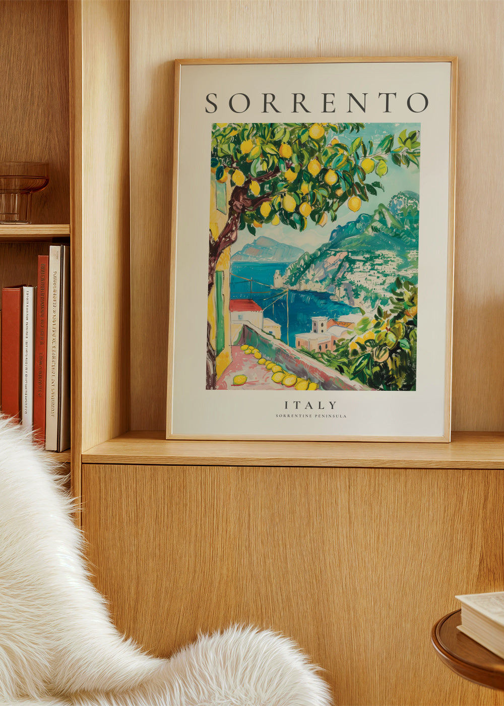 Sorrento, Italy - Framed poster in an interior