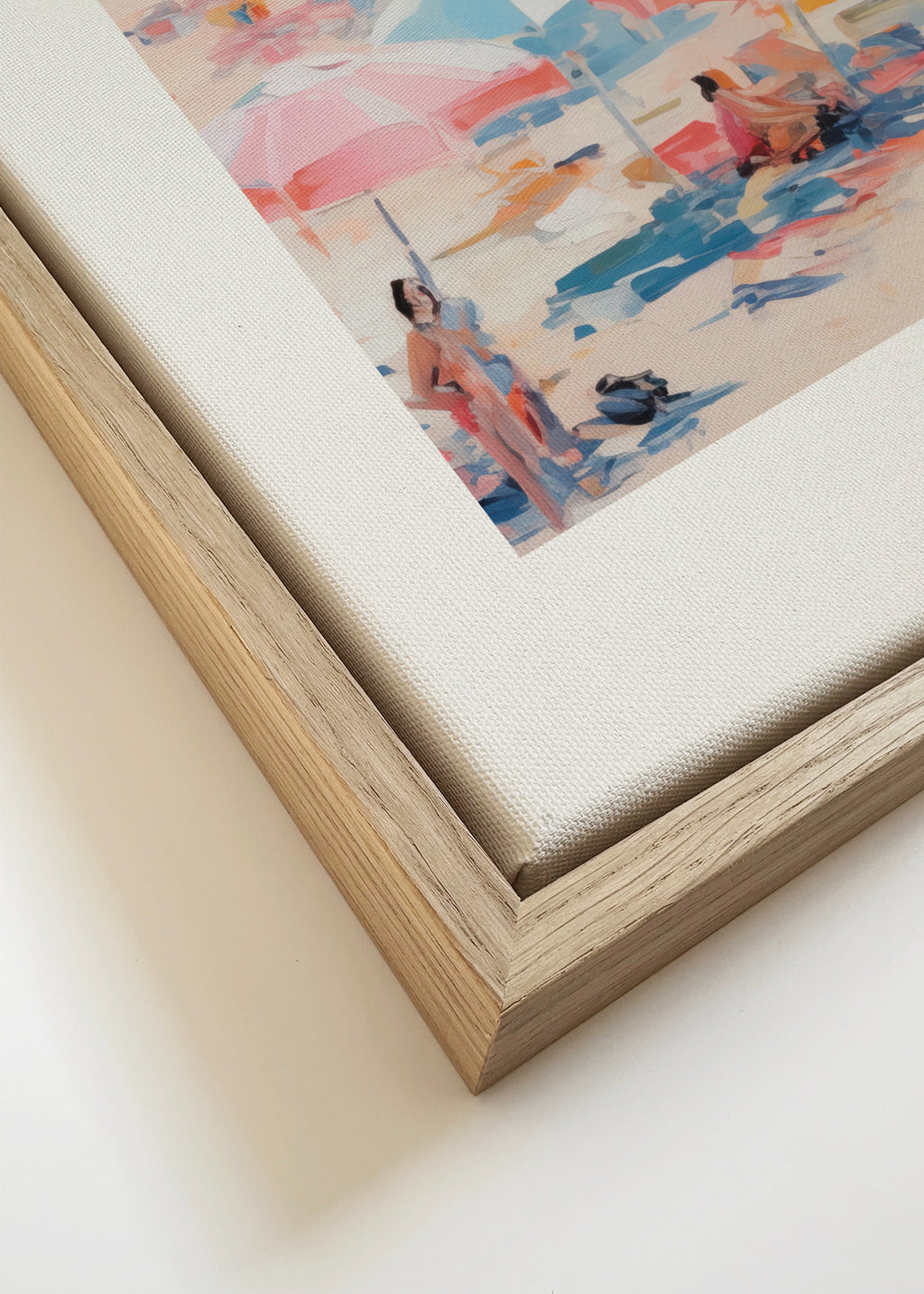 La vie en France, Cannes - Framed canvas detail