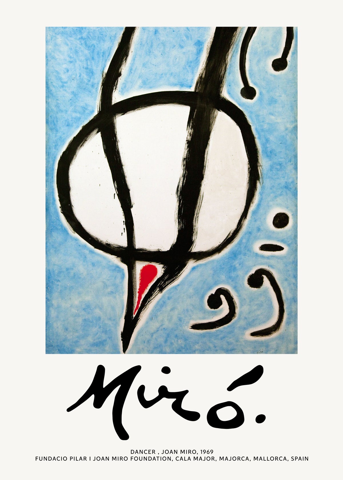 Joan Miro, Dancer I - Unframed art print