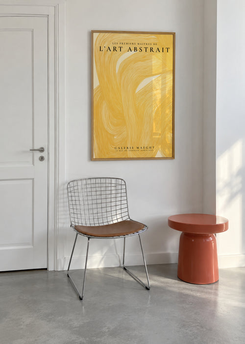 L’Art Abstrait, La Galerie Maeght Exhibition Poster - Framed poster in an interior