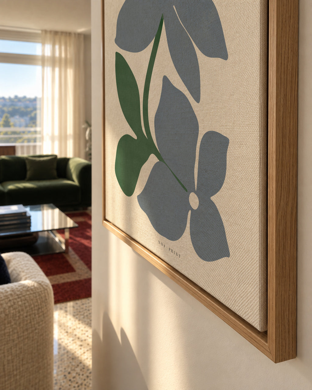 Botanical, Fleurs et plantes - Poster No. 4 - Framed canvas detail
