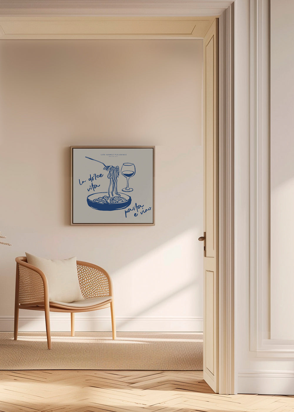 Life Simple simple pleasures - La Dolce Vita, Pasta e vino  - SQUARE