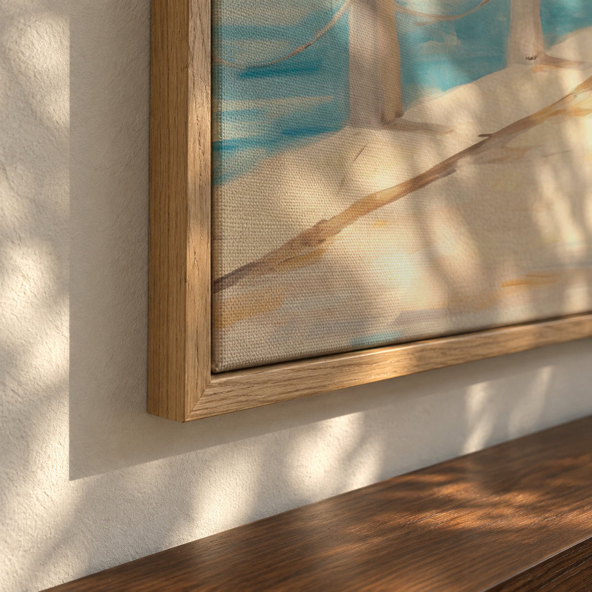 Vespa - SQUARE - Framed canvas detail