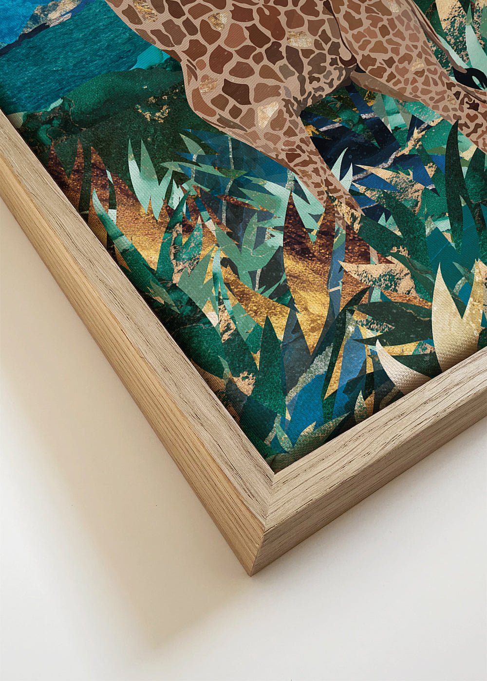 Giraffe's morning walk