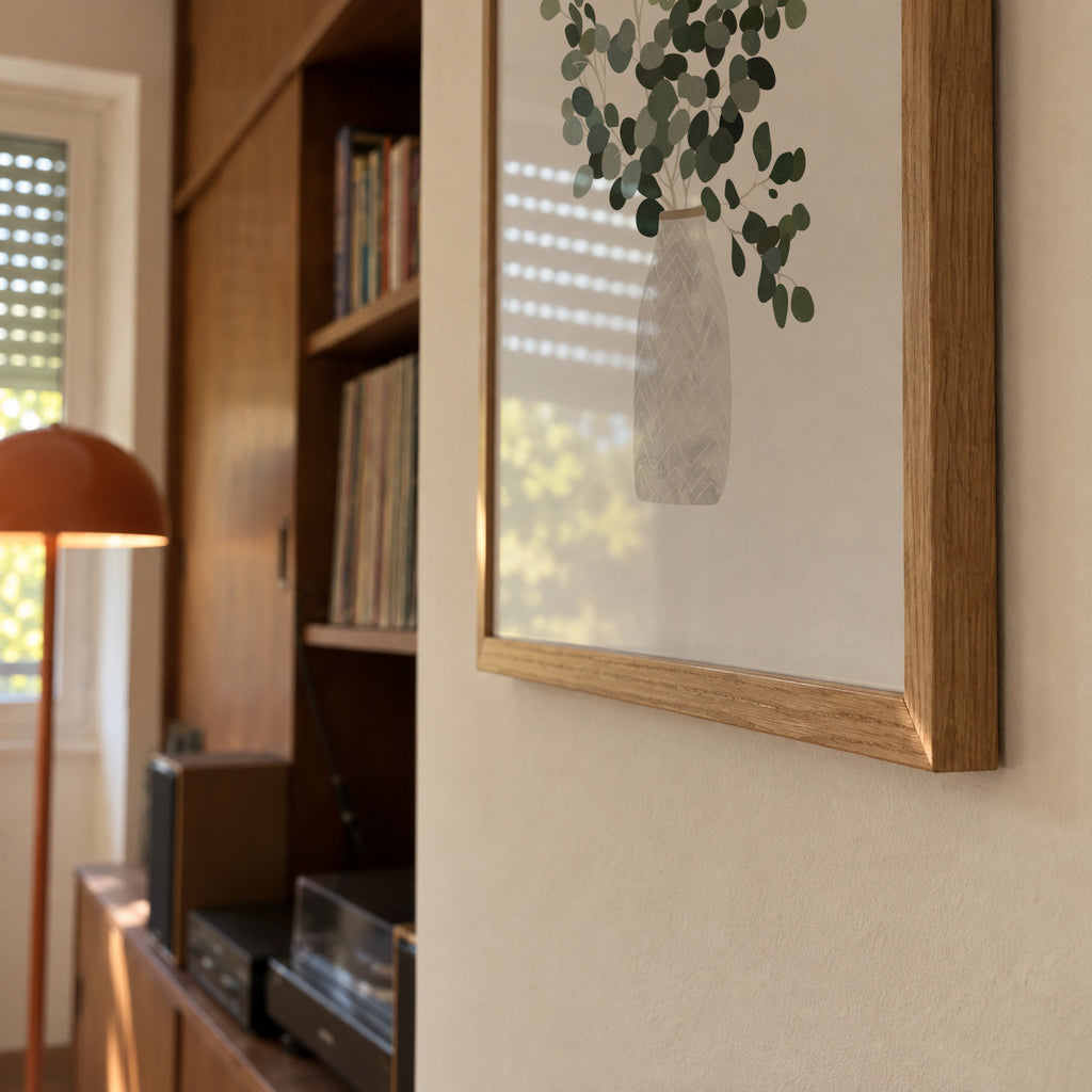 Scandi Japandi Houseplant 3 - Framed poster detail