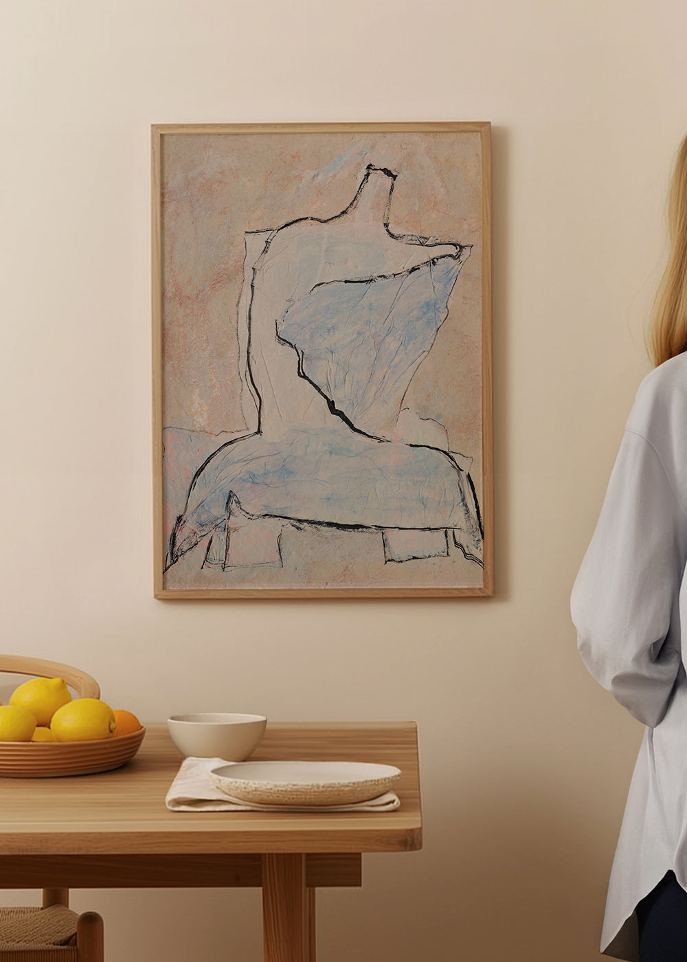 Abstraktes Bild Busto