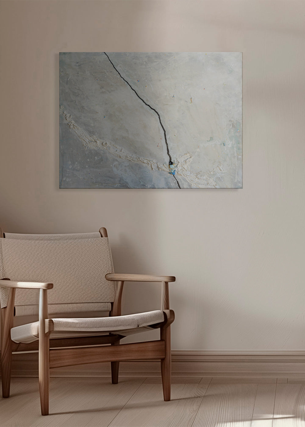 Abstraktes Bild Donde todo nace