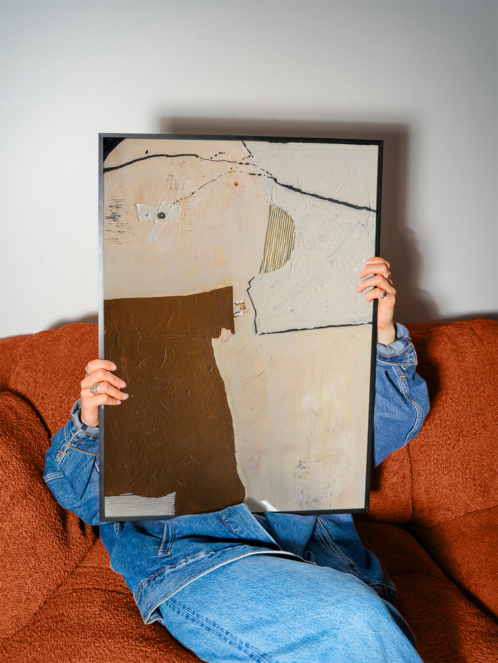 Abstraktes Bild Land