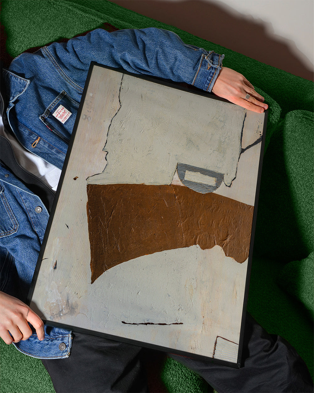 Abstraktes Bild Land2