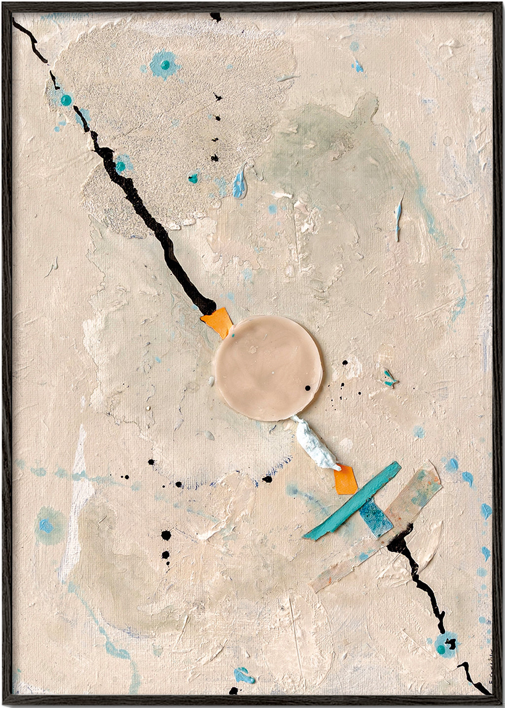 Abstraktes Bild Linea de Vida I