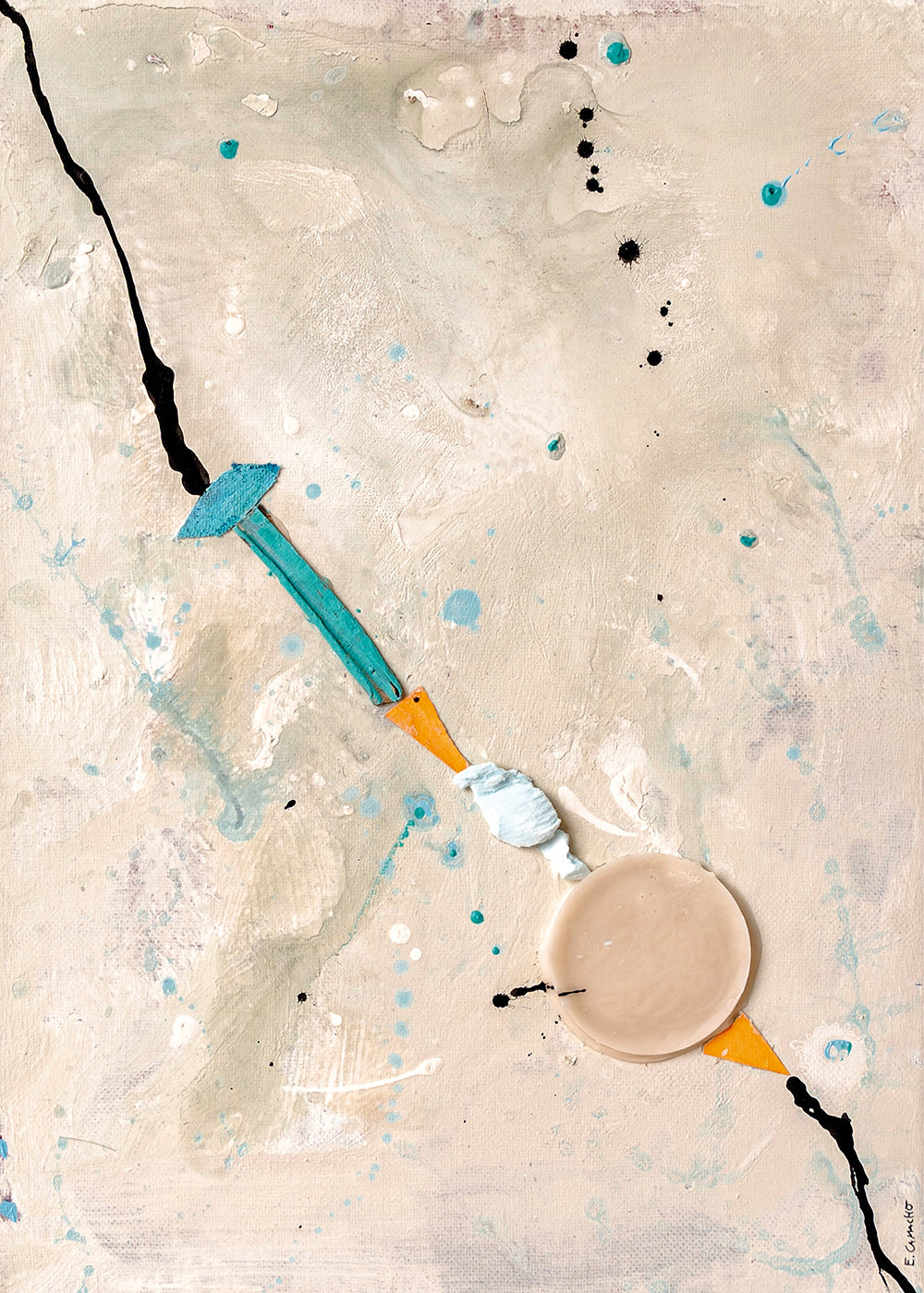 Abstraktes Bild Linea de Vida II