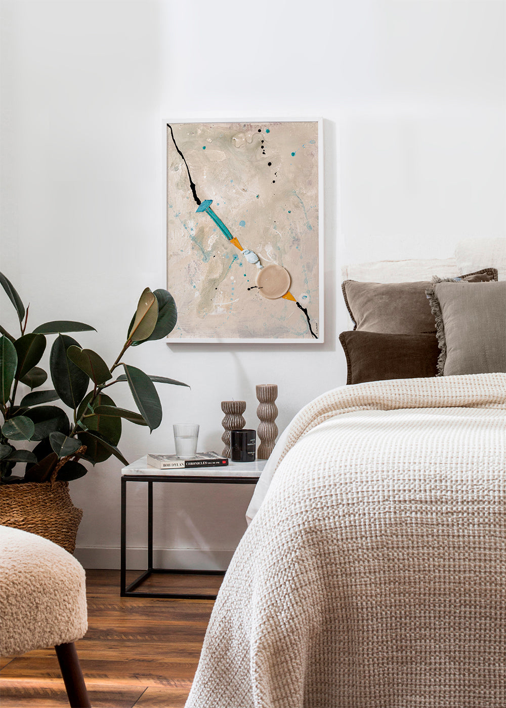 Abstraktes Bild Linea de Vida II